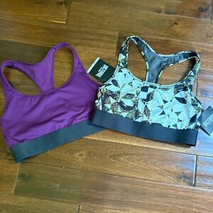 2 NWT Victoria Sport The Player Racer Back Bra